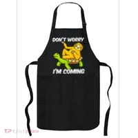 Sloth Riding Turtle Tortoise Sloth Lovers Apron thumb 0