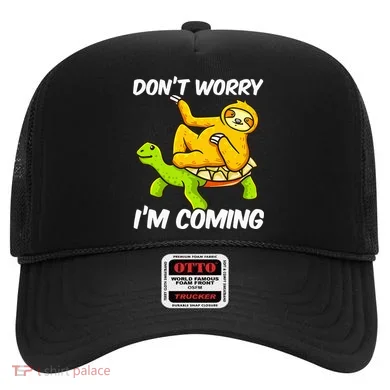 Sloth Riding Turtle Tortoise Sloth Lovers Hat