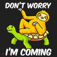 Sloth Riding Turtle Tortoise Sloth Lovers Hat thumb 2