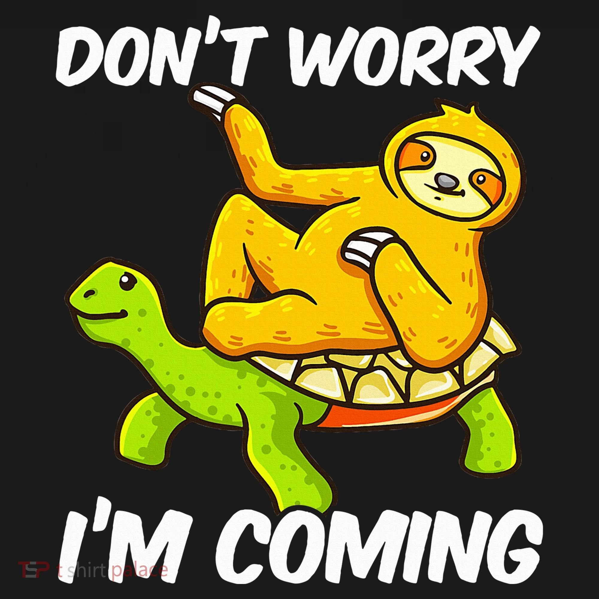 Sloth Riding Turtle Tortoise Sloth Lovers Toddler Hoodie