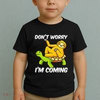 Sloth Riding Turtle Tortoise Sloth Lovers Toddler T-Shirt thumb 2