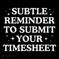 Subtle Reminder To Submit Your Timesheet Funny Hr Women's Hoodie thumb 2