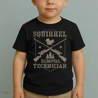 Squirrel Removal Technician Squirrel Hunting Squirrel Hunter  Toddler T-Shirt thumb 2