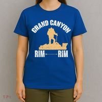 South Rim To North Rim Grand Canyon Hike In Arizona Souvenir Gift T-Shirt thumb 4