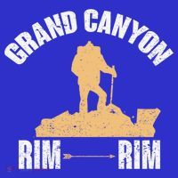 South Rim To North Rim Grand Canyon Hike In Arizona Souvenir Gift T-Shirt thumb 7