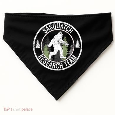 Sasquatch Research Team Bigfoot Meaningful Gift Funny Gift Meaningful Gift USA-Made Doggie Bandana