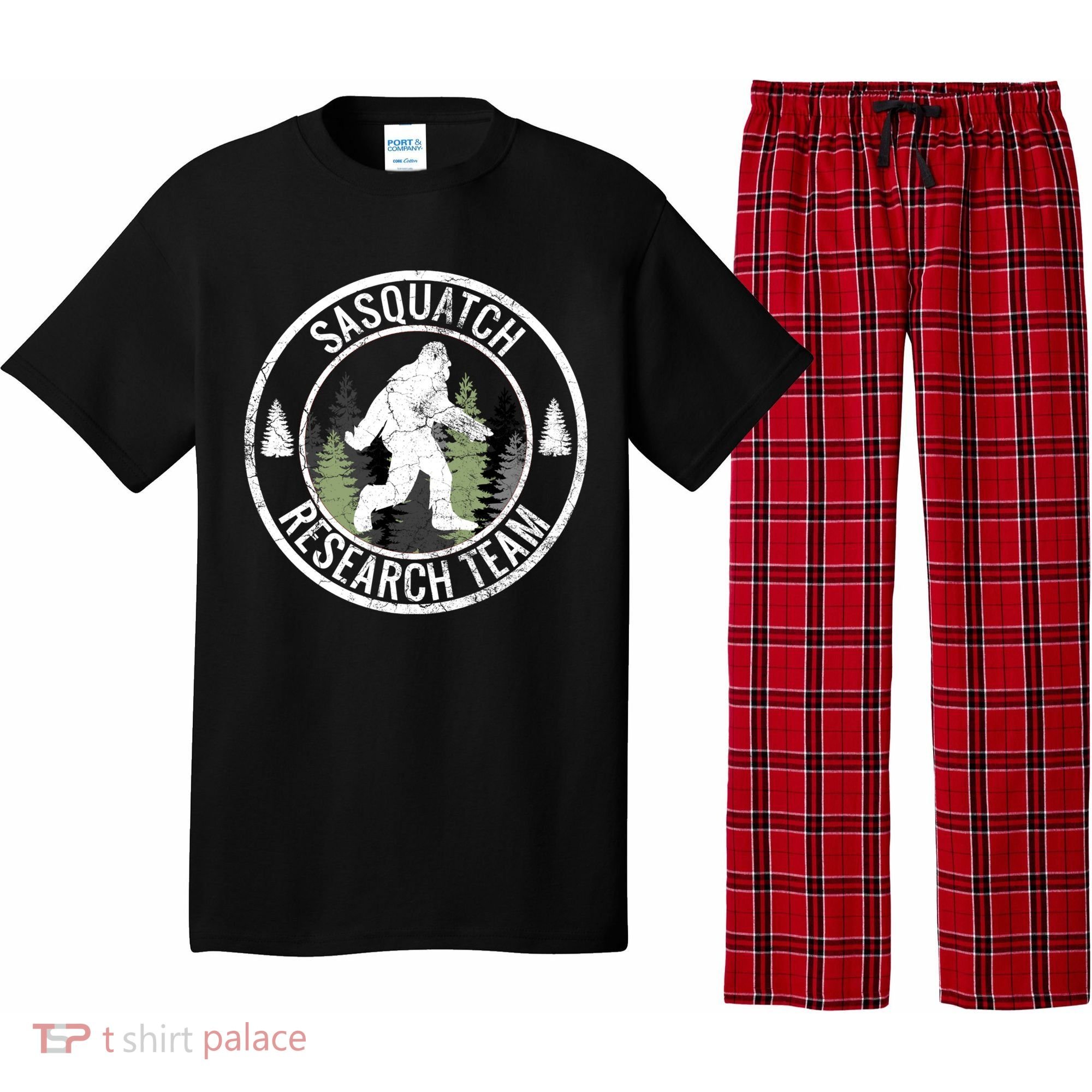 Sasquatch Research Team Bigfoot Meaningful Gift Funny Gift Meaningful Gift Pajama Set