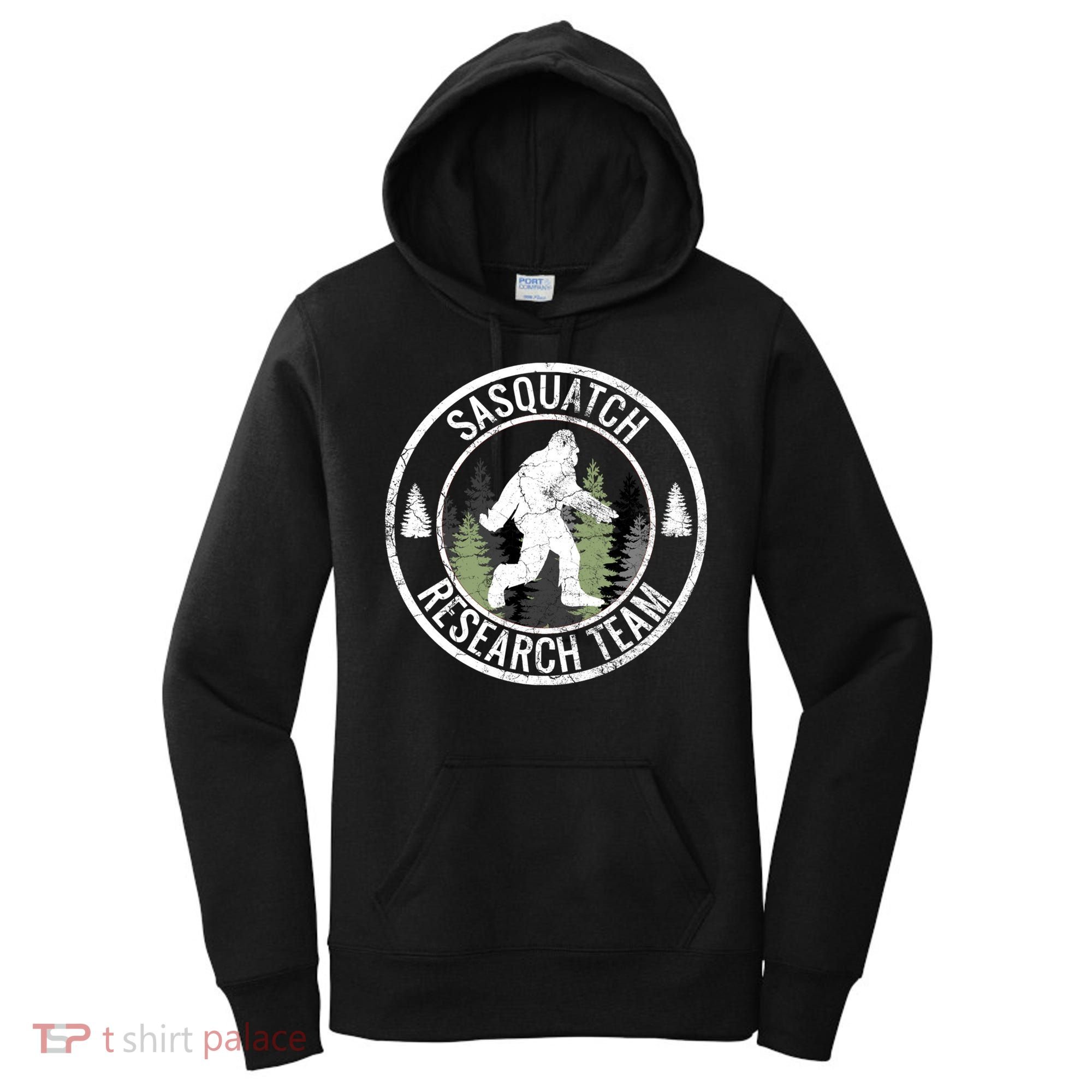 Sasquatch Research Team Bigfoot Meaningful Gift Funny Gift Meaningful Gift Women's Hoodie