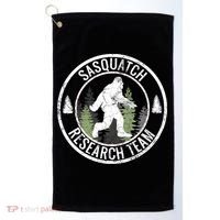 Sasquatch Research Team Bigfoot Meaningful Gift Funny Gift Meaningful Gift Golf Towel thumb 0