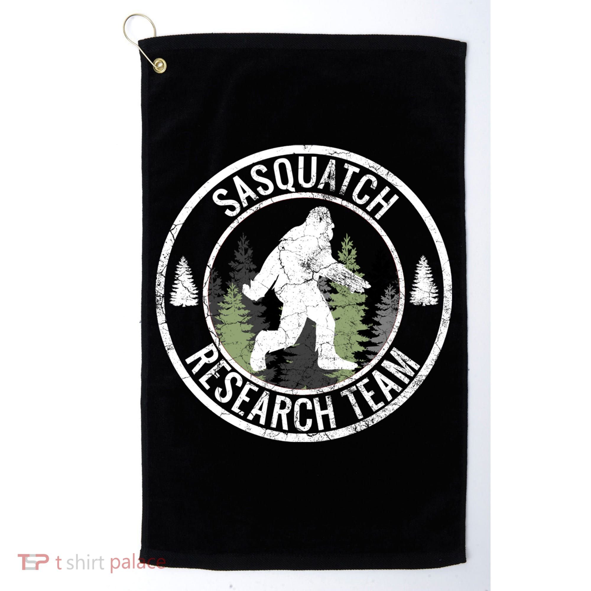 Sasquatch Research Team Bigfoot Meaningful Gift Funny Gift Meaningful Gift Golf Towel