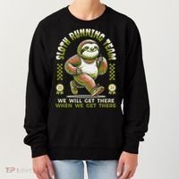 Sloth Running Team Running Gifts Women Funny Sloth Women's Sweatshirt thumb 0