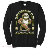 Sloth Running Team Running Gifts Women Funny Sloth Sweatshirt thumb 0