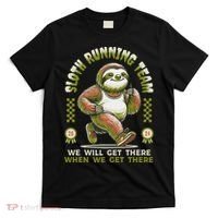 Sloth Running Team Running Gifts Women Funny Sloth T-Shirt thumb 0