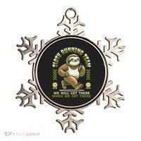 Sloth Running Team Running Gifts Women Funny Sloth Ornament thumb 0