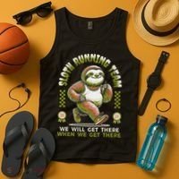 Sloth Running Team Running Gifts Women Funny Sloth Tank Top thumb 4