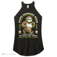 Sloth Running Team Running Gifts Women Funny Sloth Women's Perfect Tri Rocker Tank thumb 0