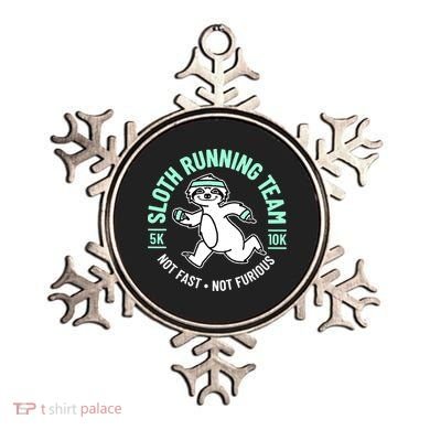 Sloth Running Team Not Fast Not Furious Ornament