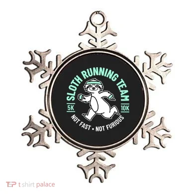 Sloth Running Team Not Fast Not Furious Ornament