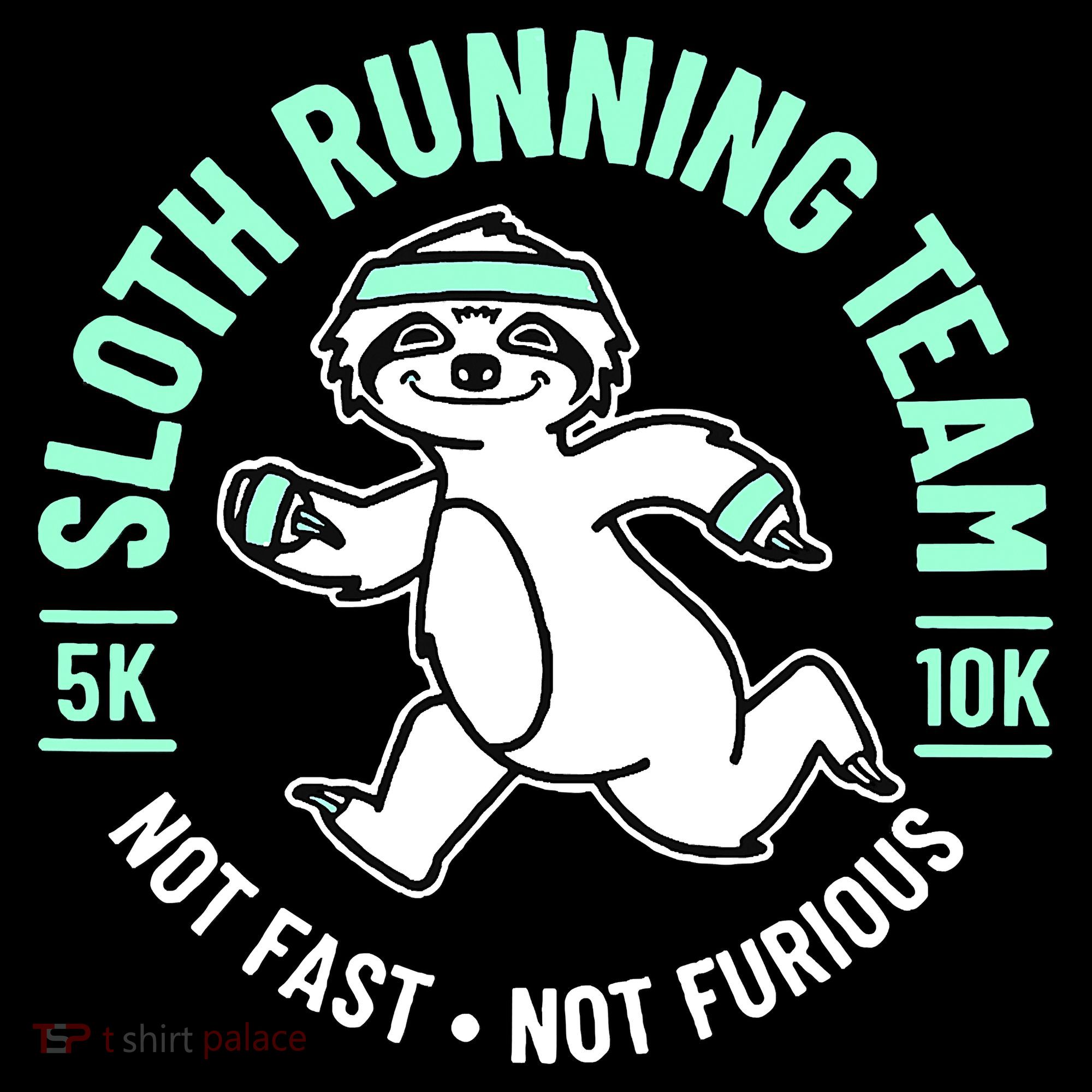 Sloth Running Team Not Fast Not Furious Ornament