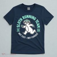 Sloth Running Team Not Fast Not Furious T-Shirt thumb 5