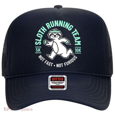 Sloth Running Team Not Fast Not Furious Hat