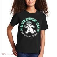Sloth Running Team Not Fast Not Furious Kids T-Shirt thumb 2