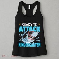 Shark Ready To Attack Kindergarten First Day Of School Women's Tank Top thumb 3