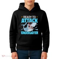 Shark Ready To Attack Kindergarten First Day Of School Kids Hoodie thumb 4