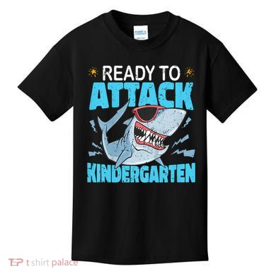 Shark Ready To Attack Kindergarten First Day Of School Kids T-Shirt