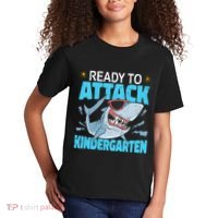 Shark Ready To Attack Kindergarten First Day Of School Kids T-Shirt thumb 2