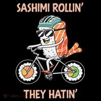 Sashimi Rollin They Hatin - Sushi Women's Tank Top thumb 5