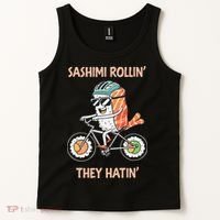 Sashimi Rollin They Hatin - Sushi Tank Top thumb 2
