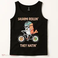 Sashimi Rollin They Hatin - Sushi Tank Top thumb 2