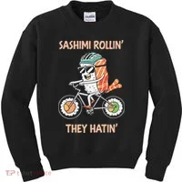 Sashimi Rollin They Hatin - Sushi Kids Sweatshirt thumb 0