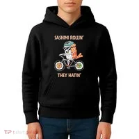 Sashimi Rollin They Hatin - Sushi Kids Hoodie thumb 4