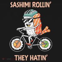 Sashimi Rollin They Hatin - Sushi Kids Long Sleeve Shirt thumb 2