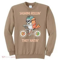 Sashimi Rollin They Hatin - Sushi Sweatshirt thumb 0