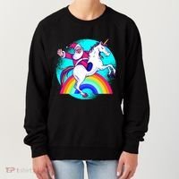 Santa Riding Unicorn Women's Sweatshirt thumb 0