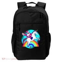 Santa Riding Unicorn Backpack thumb 0
