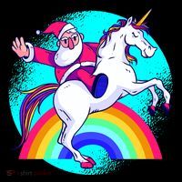 Santa Riding Unicorn Coffee Mug thumb 5