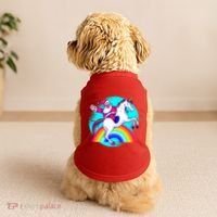 Santa Riding Unicorn Doggie Tank thumb 2