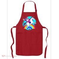 Santa Riding Unicorn Apron thumb 0