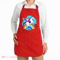 Santa Riding Unicorn Apron thumb 2