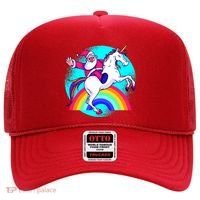 Santa Riding Unicorn Hat thumb 0