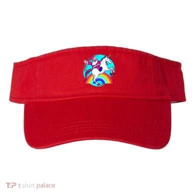 Santa Riding Unicorn Visor