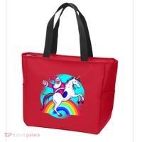 Santa Riding Unicorn Tote Bag thumb 3