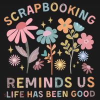 Scrapbooking Reminds Us Life Has Been Good Apron thumb 3