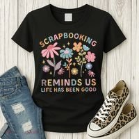 Scrapbooking Reminds Us Life Has Been Good Women's T-Shirt thumb 3