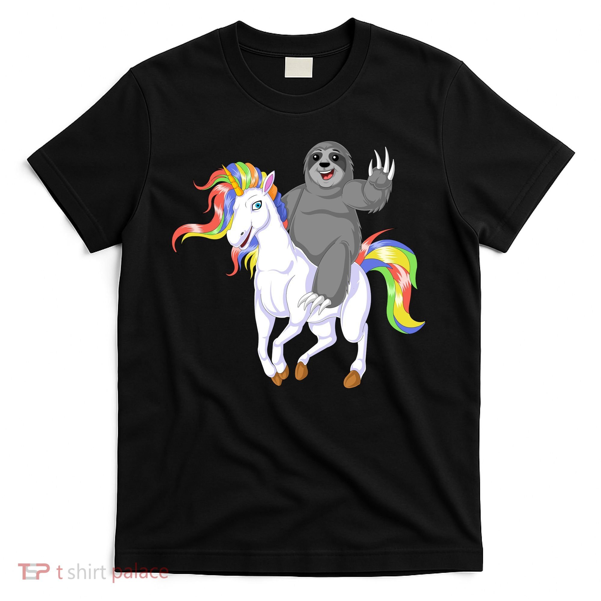 Sloth Riding Unicorn T-Shirt