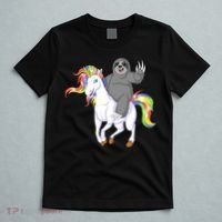 Sloth Riding Unicorn T-Shirt thumb 5